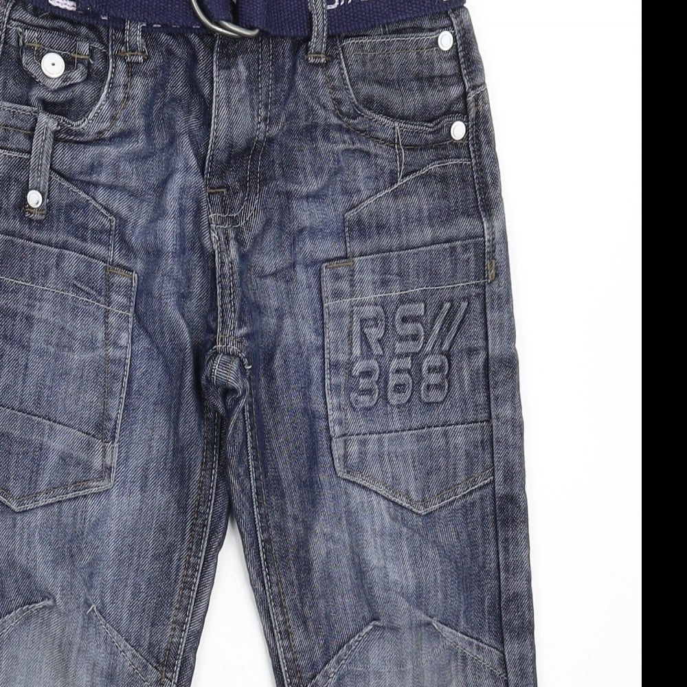 Matalan Boys Blue  Denim Straight Jeans Size 5 Years