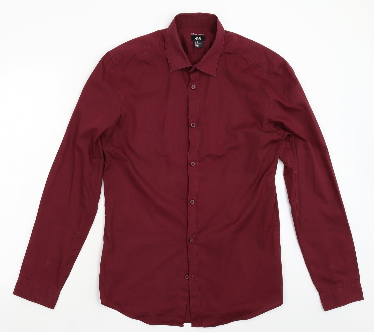 H&M Mens Brown    Dress Shirt Size M