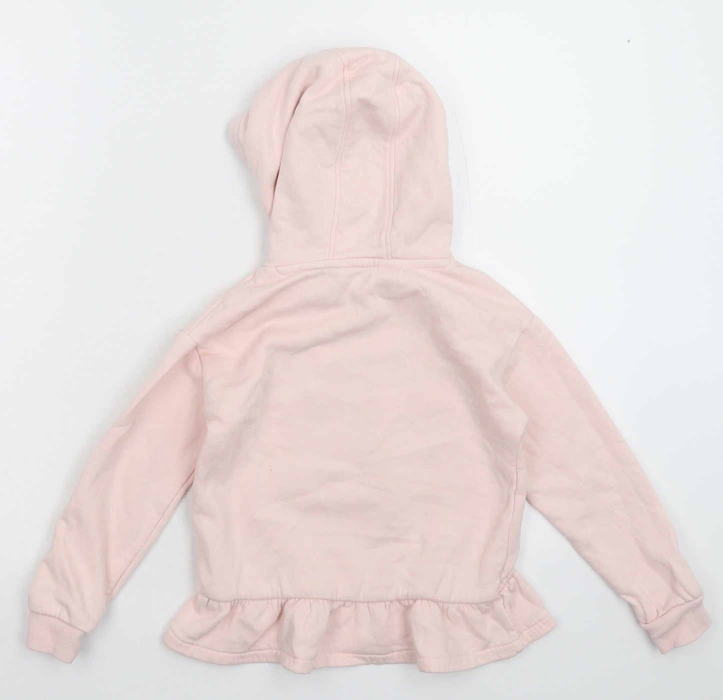 Marks and Spencer Girls Pink   Pullover Hoodie Size 5-6 Years