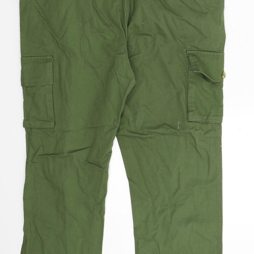 Cotton Traders Mens Green   Cargo Trousers Size 38 L29 in