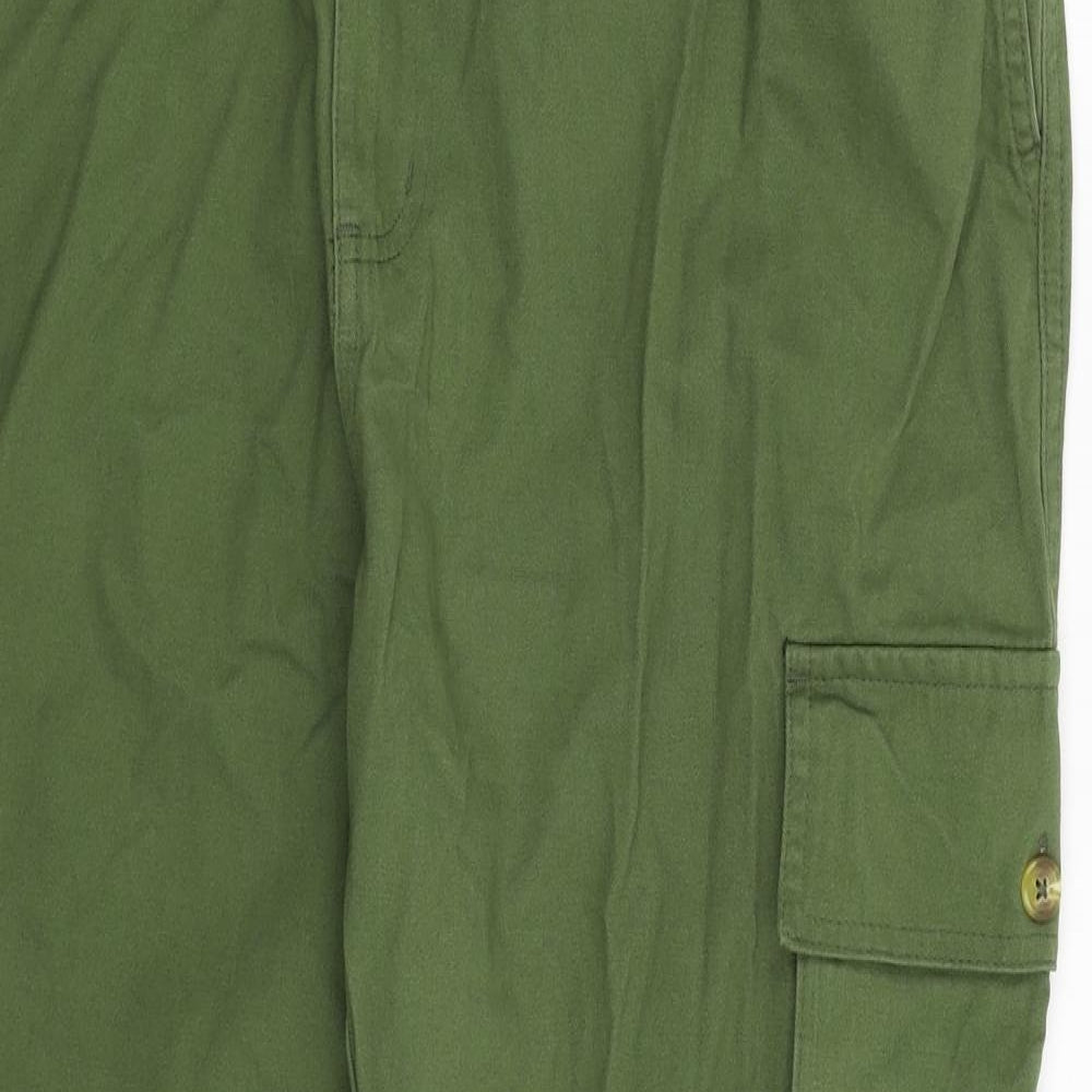 Cotton Traders Mens Green   Cargo Trousers Size 38 L29 in