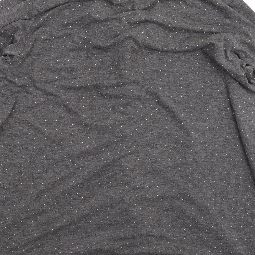Primark Womens Grey Polka Dot  Top Pyjama Top Size 16