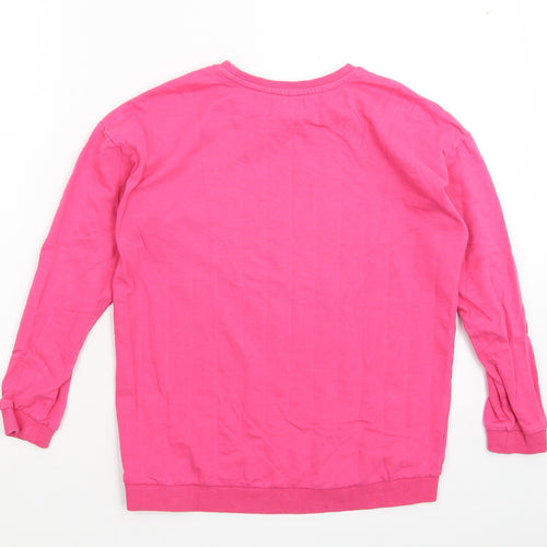 Blue Zoo Girls Pink   Pullover Sweatshirt Size 10-11 Years