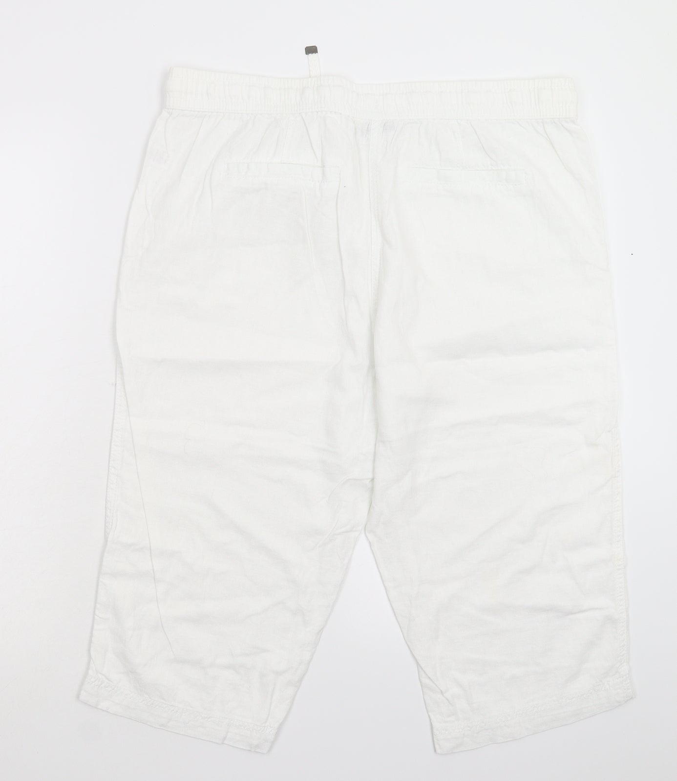 George Womens White   Bermuda Shorts Size 16