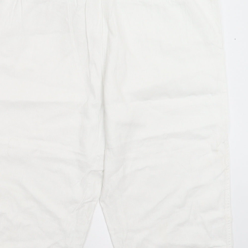 George Womens White   Bermuda Shorts Size 16