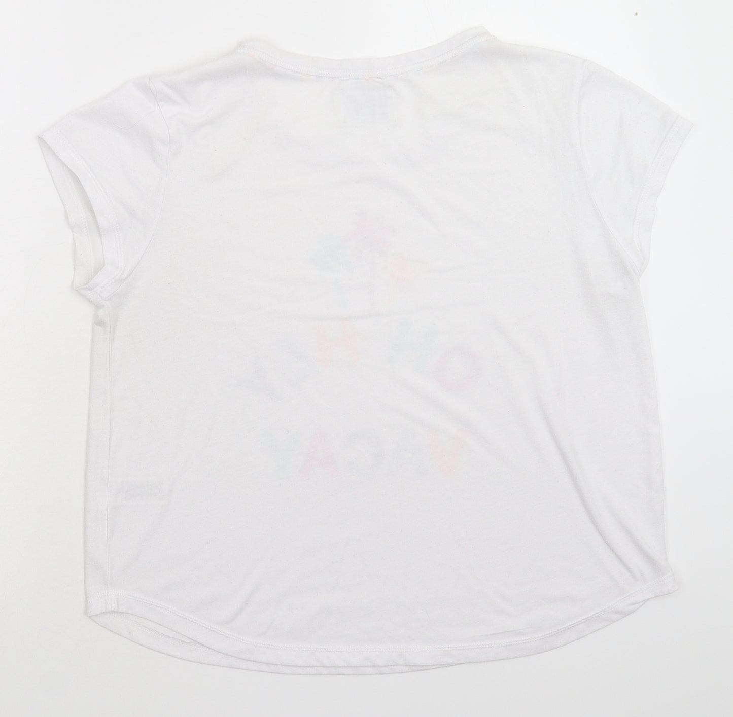 Matalan Womens White   Basic T-Shirt Size 10