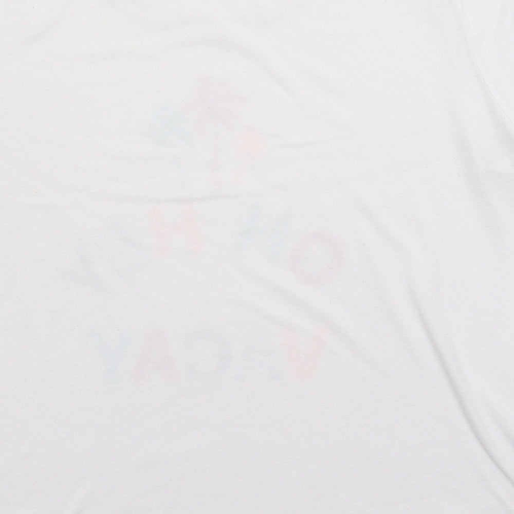 Matalan Womens White   Basic T-Shirt Size 10