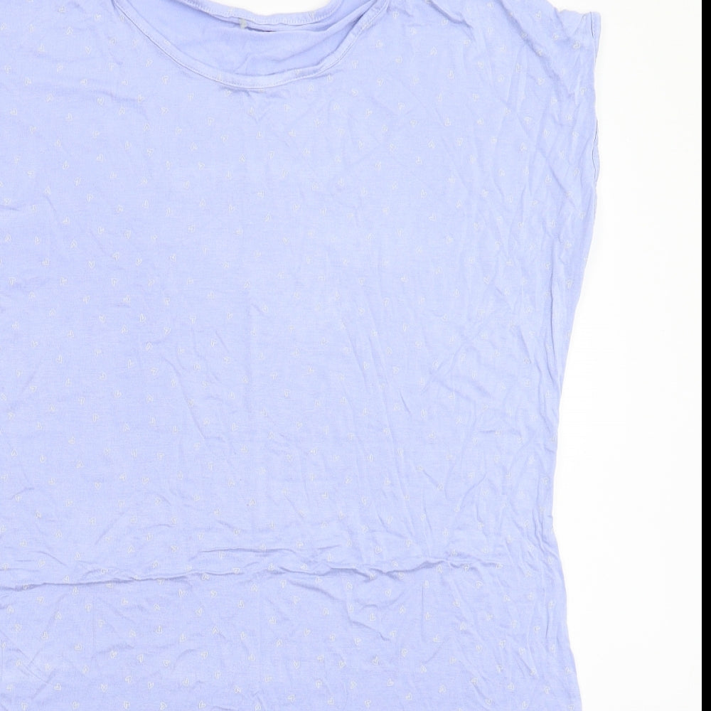 George Womens Blue   T-Shirt Dress  Size 14