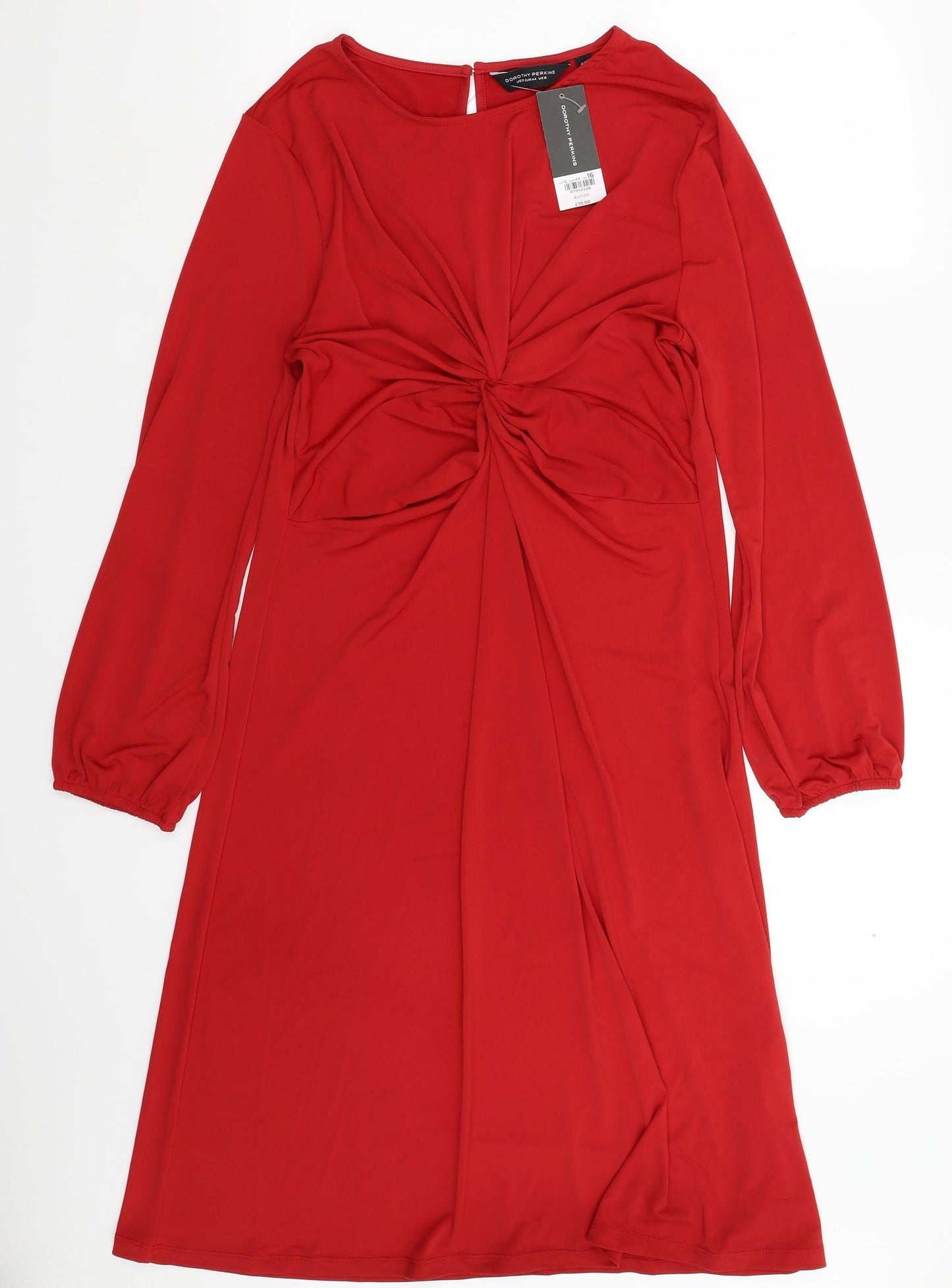 Dorothy Perkins Womens Red   Fit & Flare  Size 16
