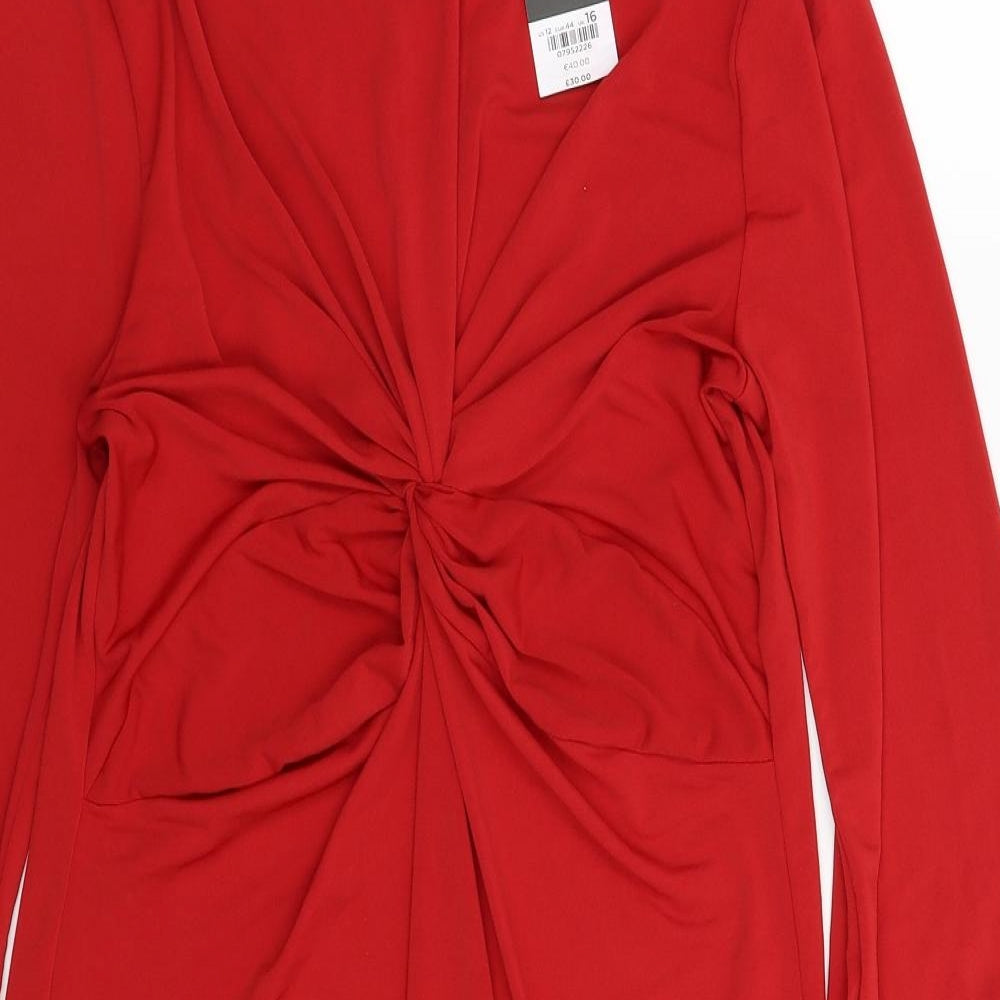 Dorothy Perkins Womens Red   Fit & Flare  Size 16