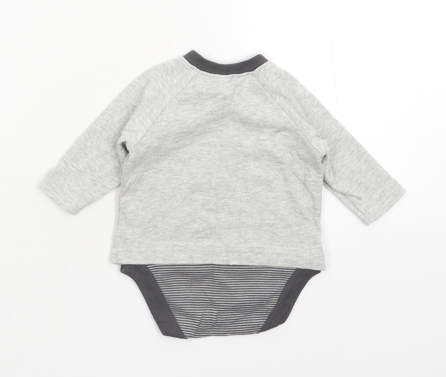 NEXT Baby Grey   Babygrow One-Piece Size 0-3 Months