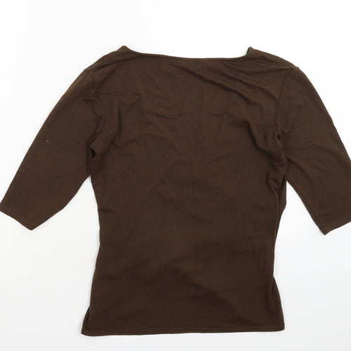 Dunnes Stores Womens Grey   Basic T-Shirt Size 14