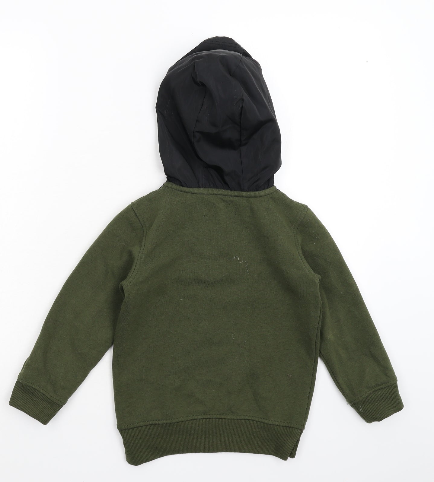 Matalan Boys Green Camouflage  Pullover Hoodie Size 6 Years