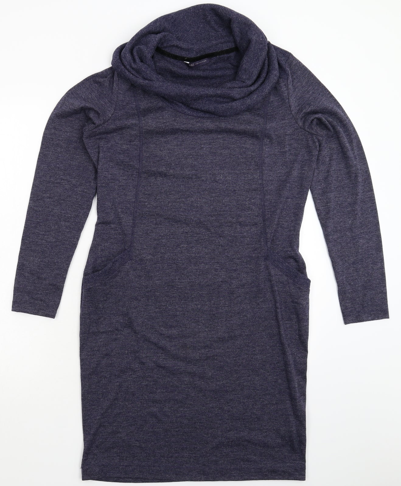 Marks and Spencer Womens Blue   Jumper Dress  Size 10