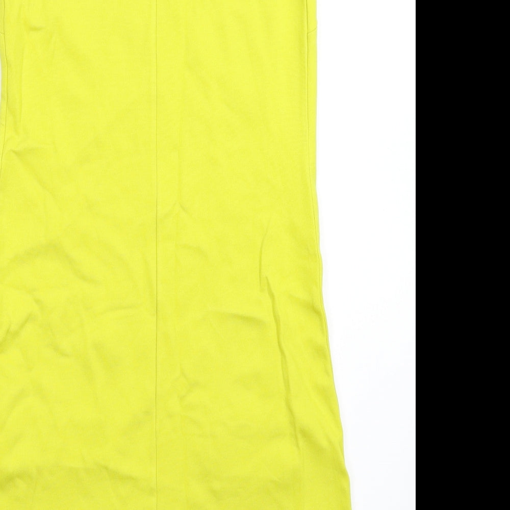 NEXT Womens Yellow   Bodycon  Size 8