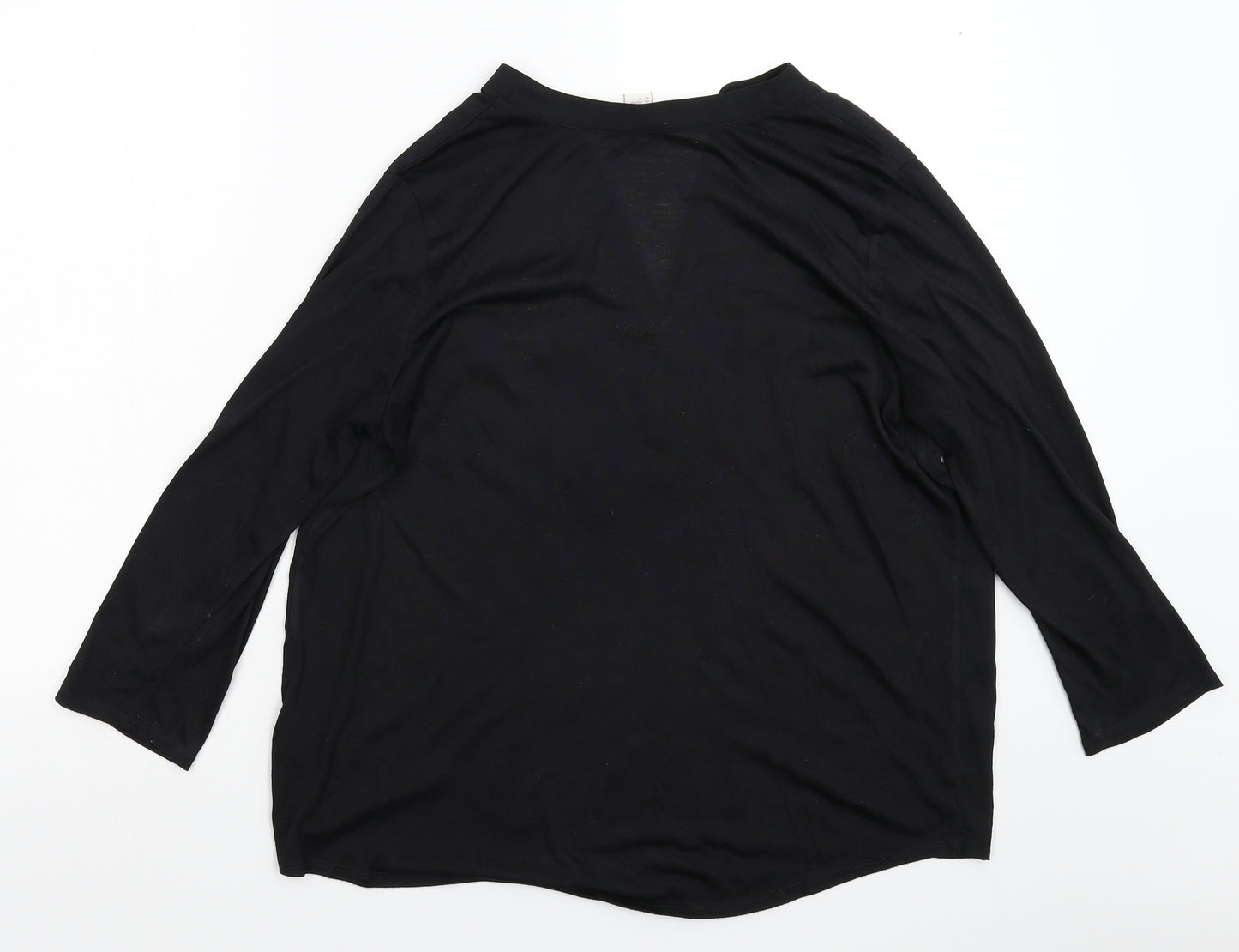 H&M Womens Black   Basic Blouse Size M