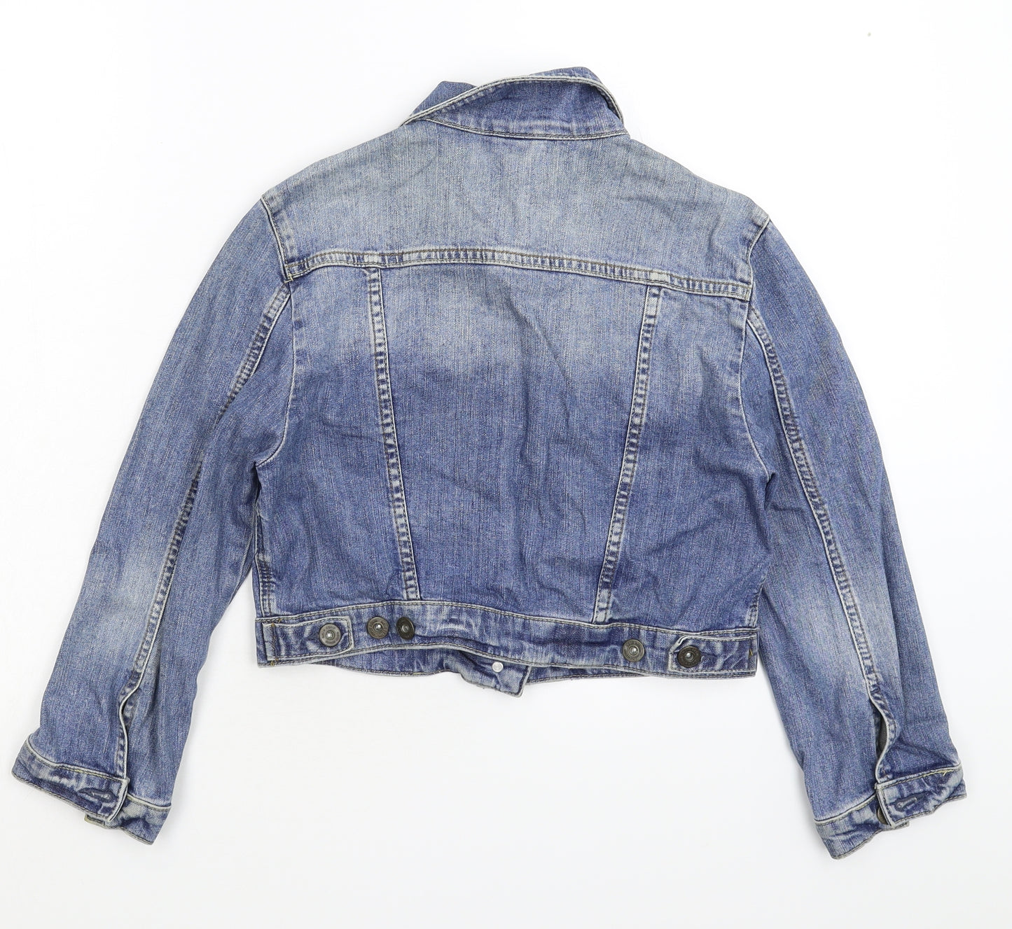 Topshop Womens Blue  Denim Jacket  Size 12