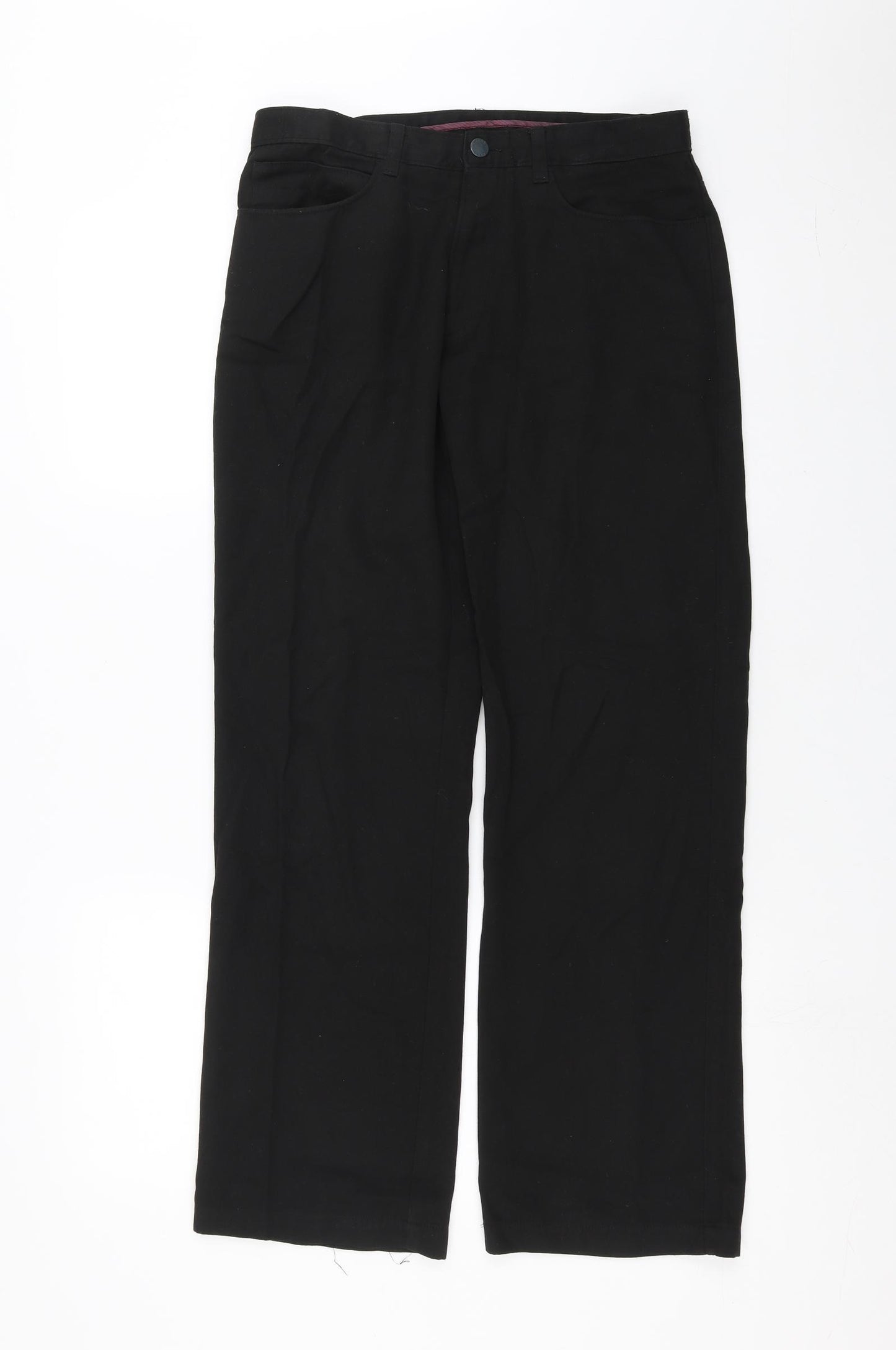 NEXT Mens Black   Trousers  Size 30 in L28 in - short Leg