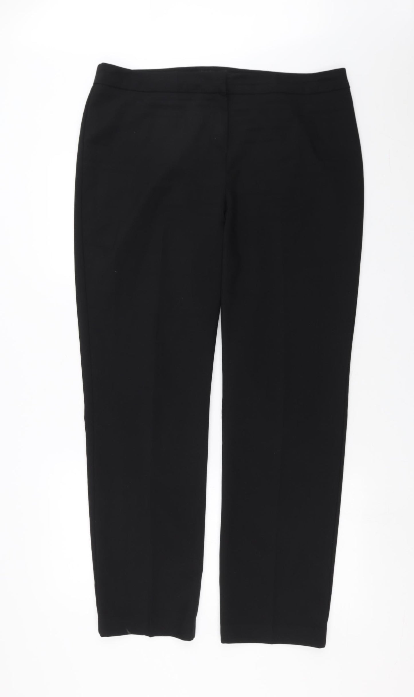 Papaya Womens Black   Trousers  Size 16 L30 in