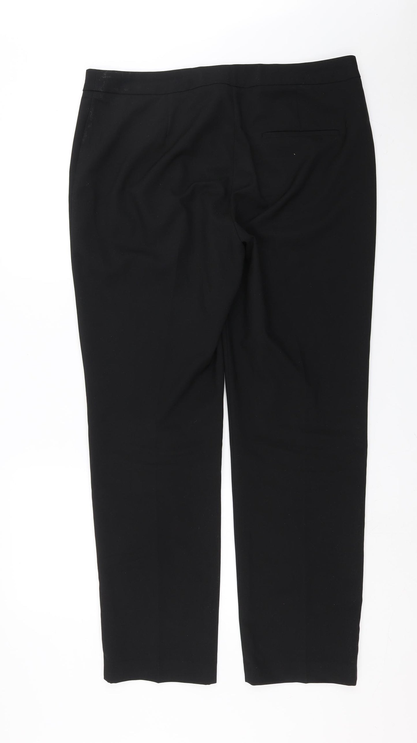 Papaya Womens Black   Trousers  Size 16 L30 in