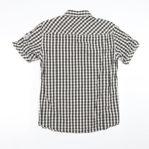 Esprit Mens Green Check   Button-Up Size L