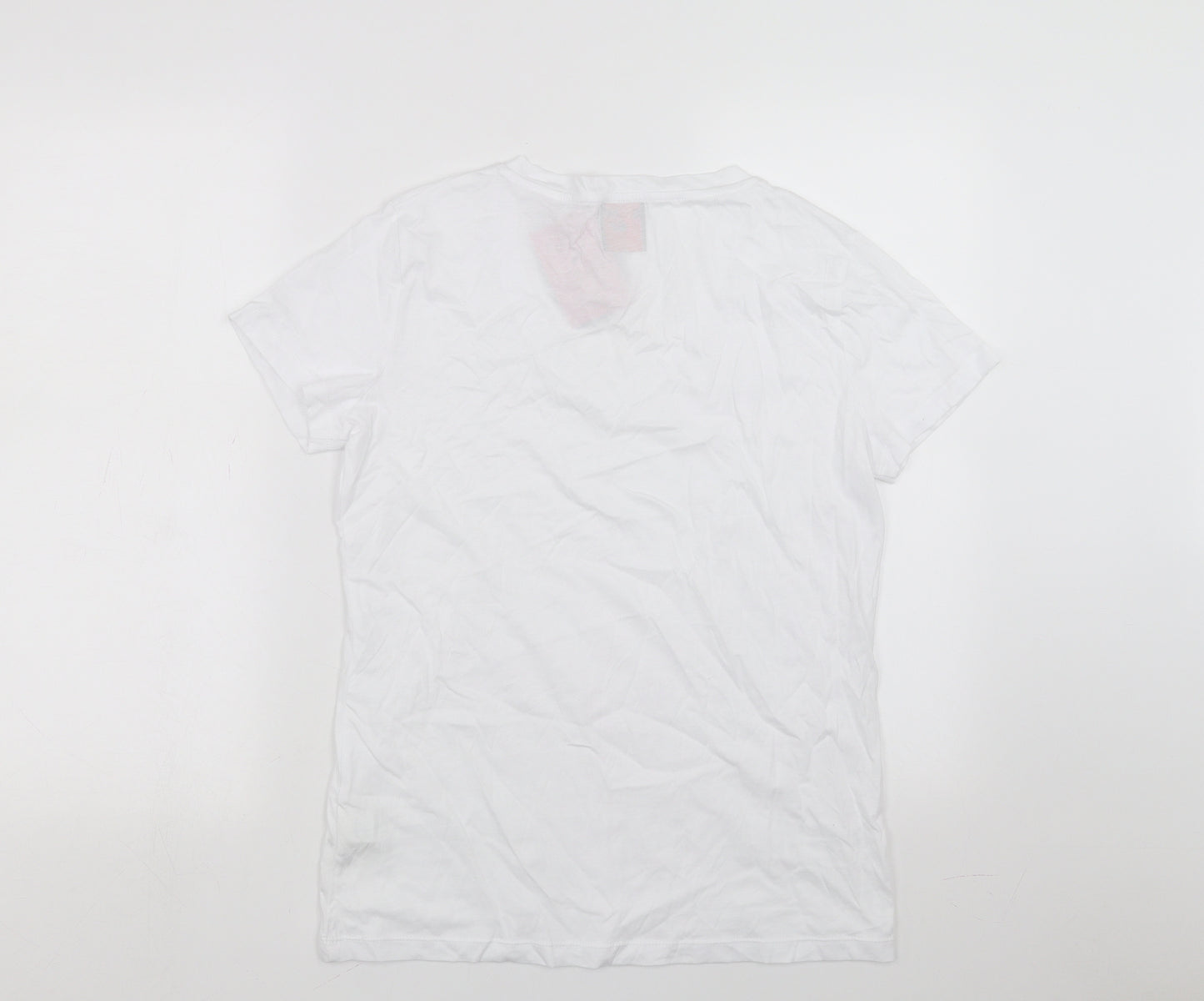 Rock on Ruby Womens White   Basic T-Shirt Size M