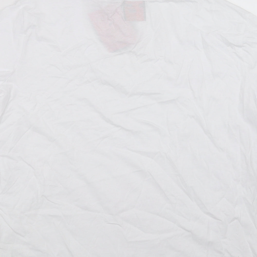 Rock on Ruby Womens White   Basic T-Shirt Size M