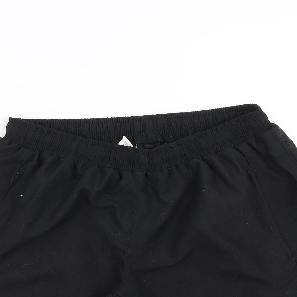 mercian hockey Mens Black   Athletic Shorts Size L