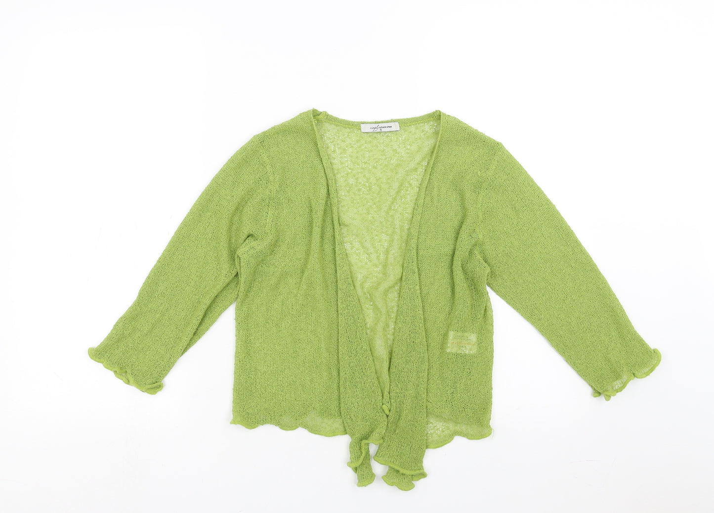 Stockshop Womens Green   Cardigan Jumper Size S