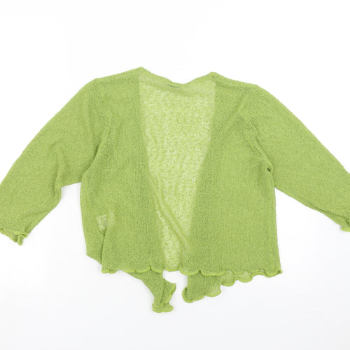 Stockshop Womens Green   Cardigan Jumper Size S