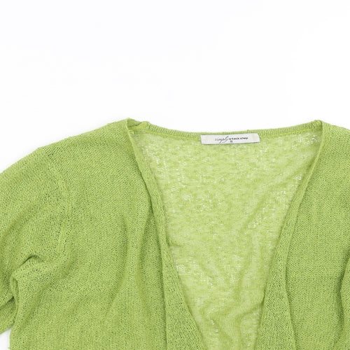 Stockshop Womens Green   Cardigan Jumper Size S