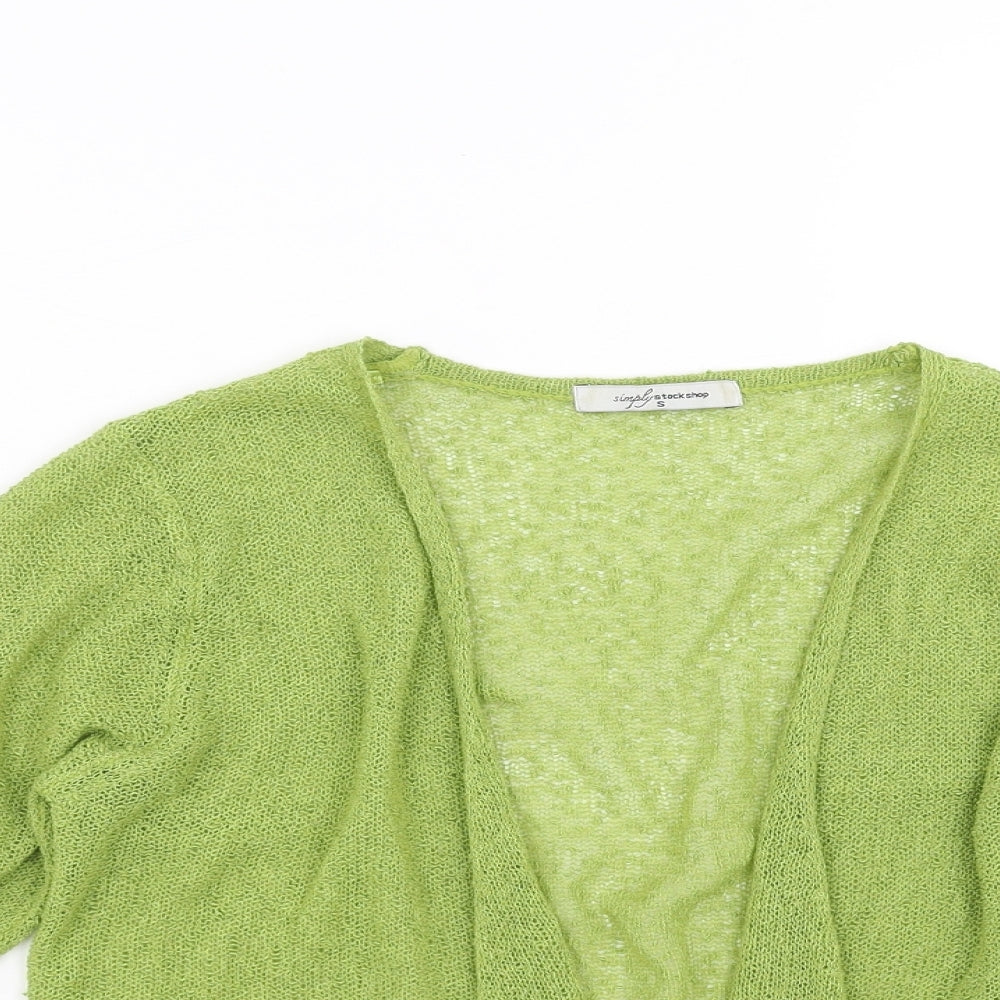Stockshop Womens Green   Cardigan Jumper Size S