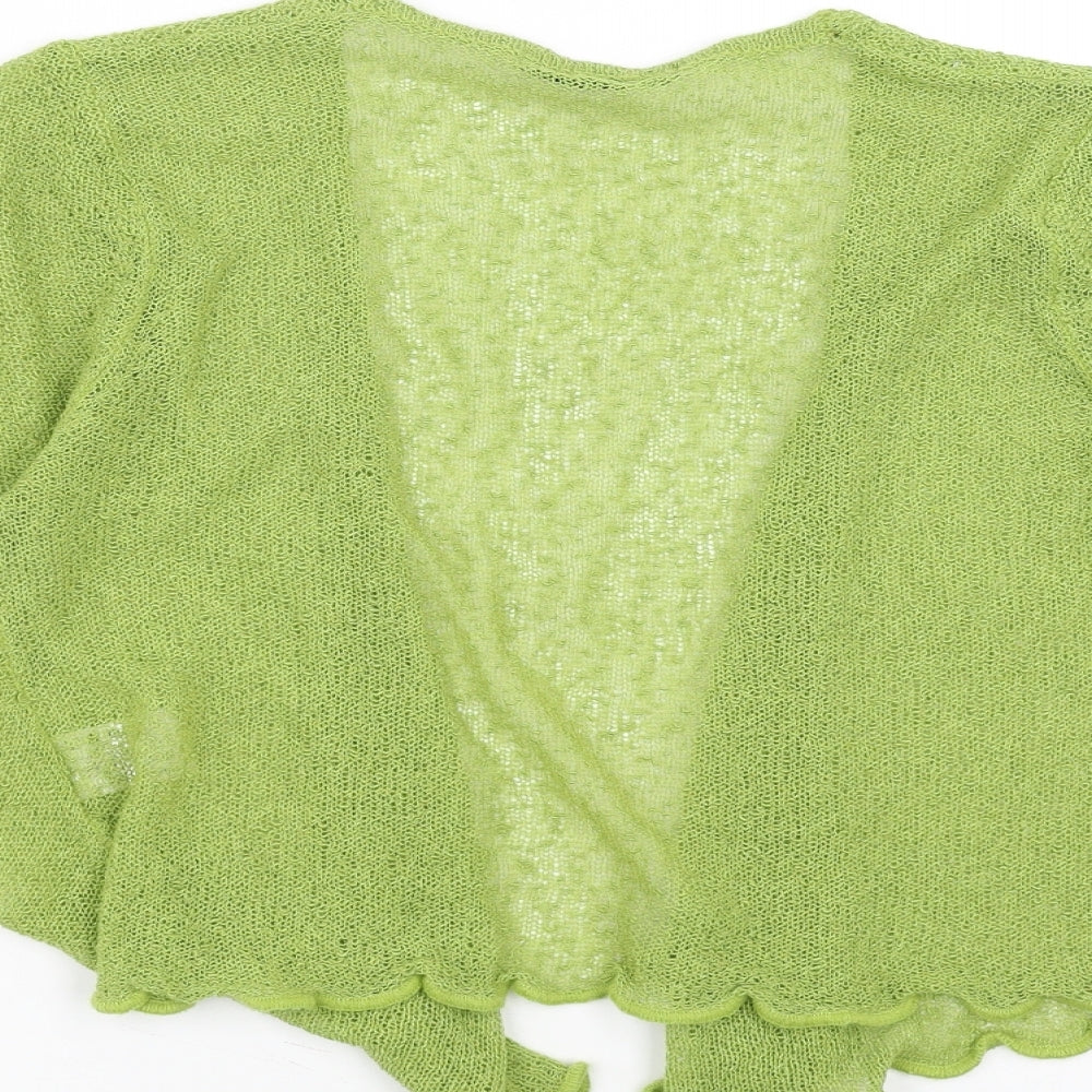 Stockshop Womens Green   Cardigan Jumper Size S