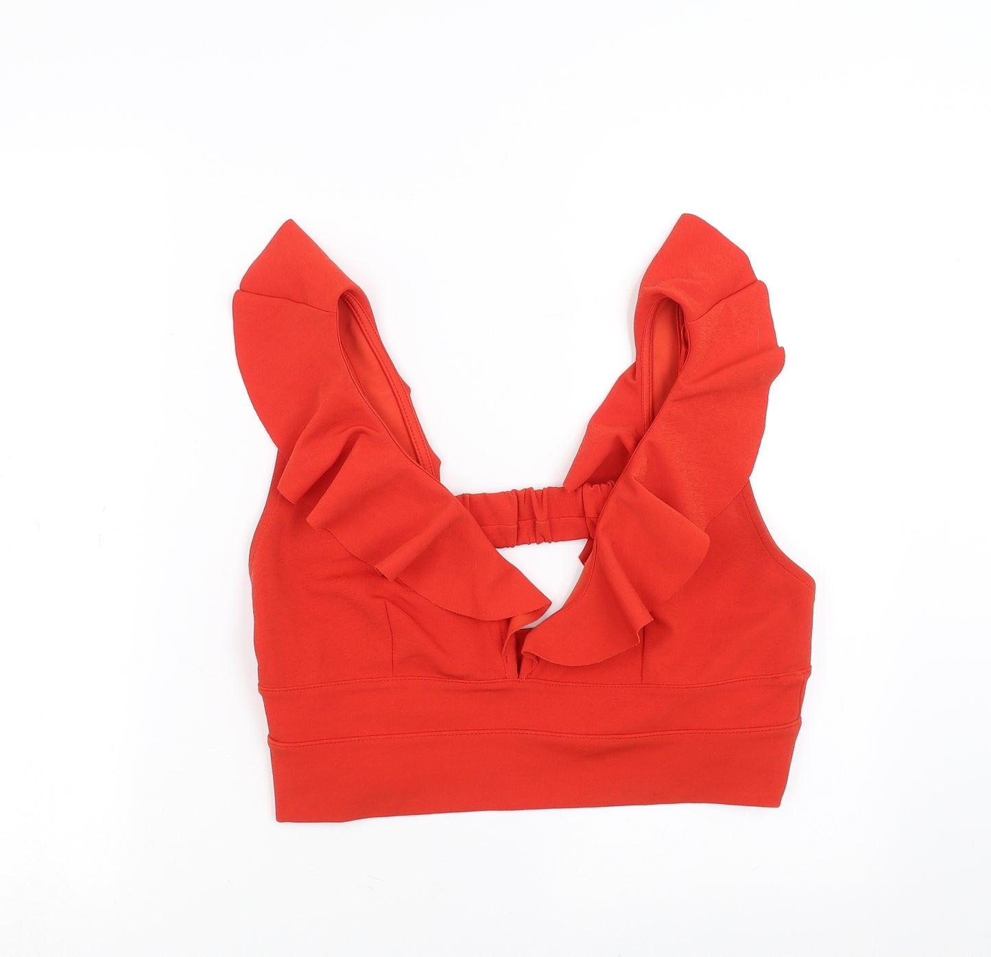 River Island Womens Orange   Cropped Blouse Size 16