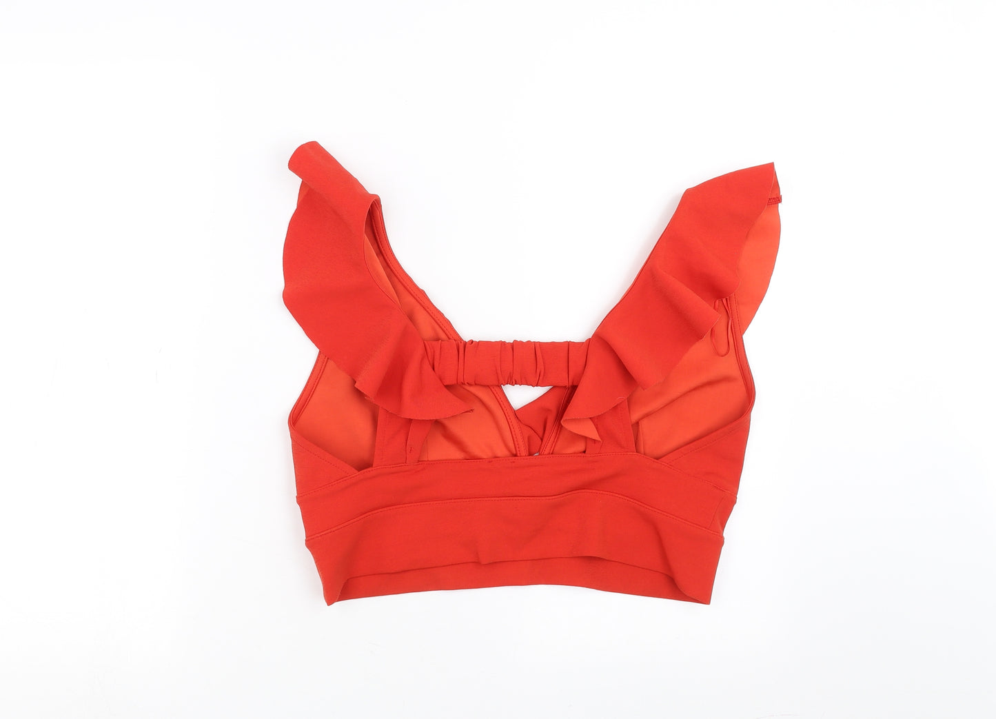 River Island Womens Orange   Cropped Blouse Size 16