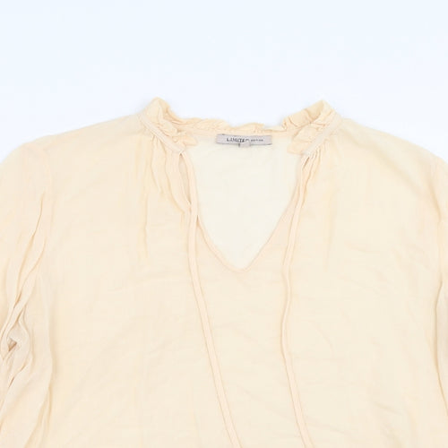 Marks and Spencer Womens Orange   Basic Blouse Size 12  - Peach colour