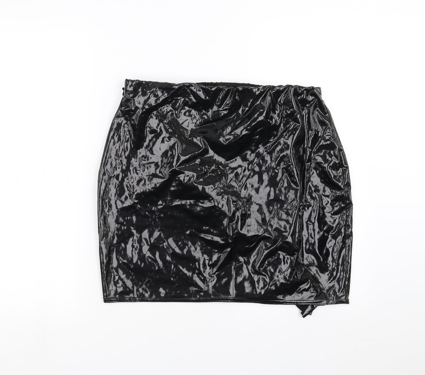 Missguided Womens Black   Mini Skirt Size 16  - Ruffle detail
