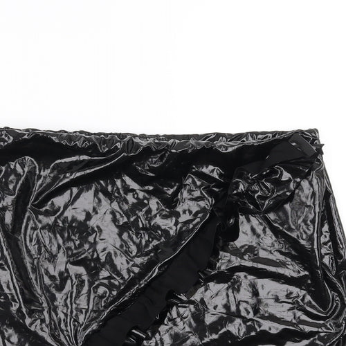 Missguided Womens Black   Mini Skirt Size 16  - Ruffle detail