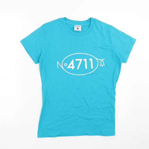 koenig reich Womens Blue   Basic T-Shirt Size M