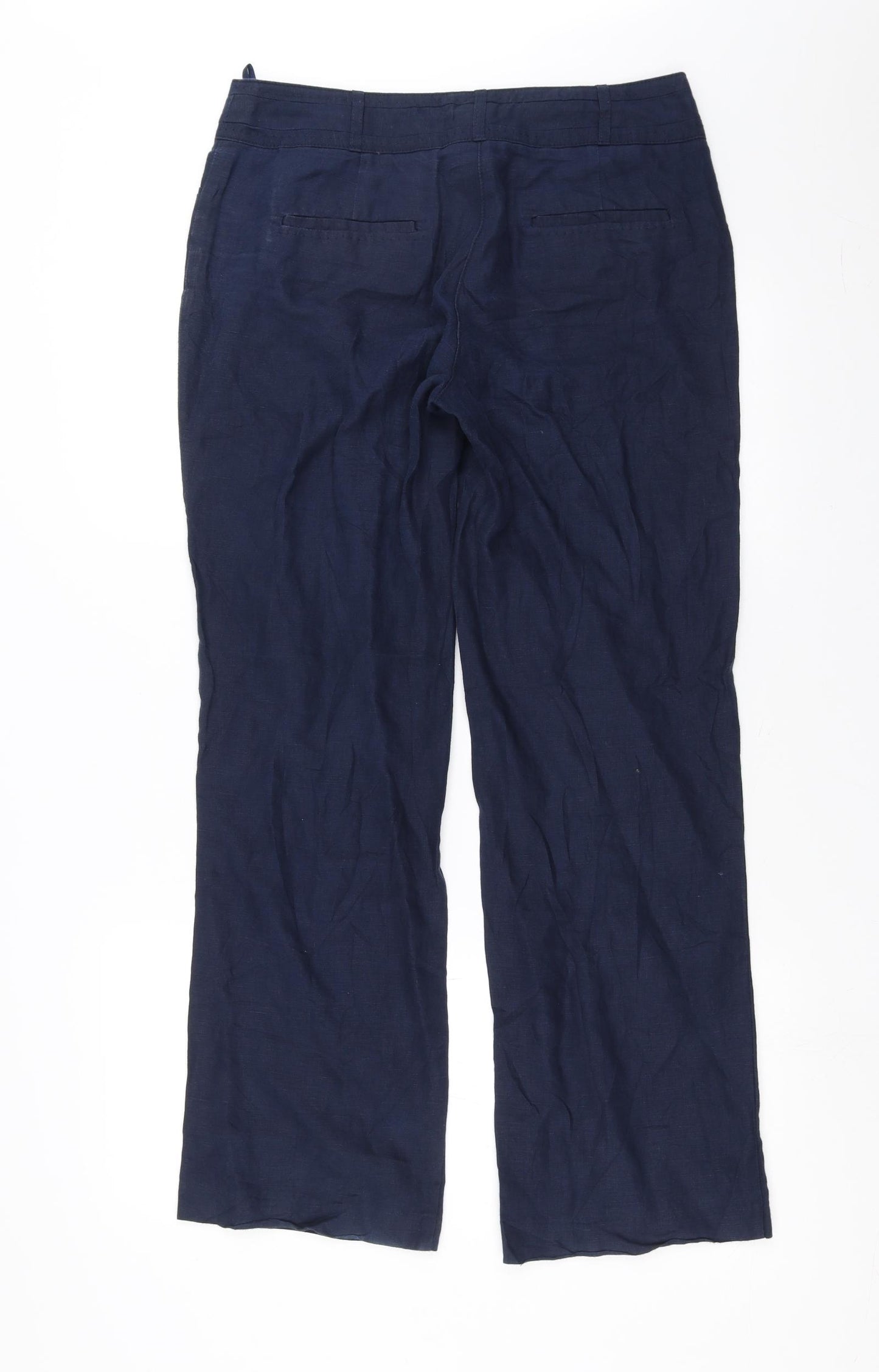 Monsoon Womens Blue   Trousers  Size 10 L29 in