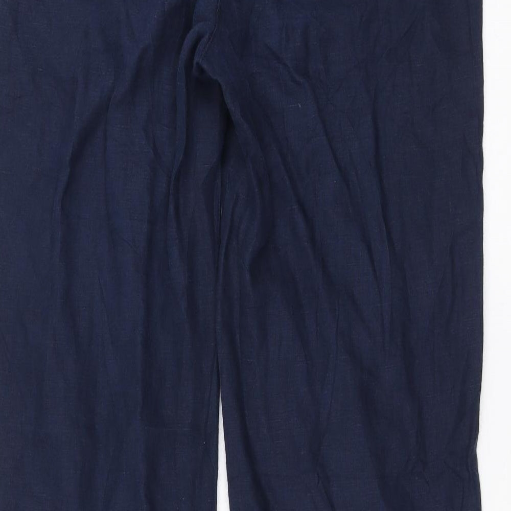 Monsoon Womens Blue   Trousers  Size 10 L29 in
