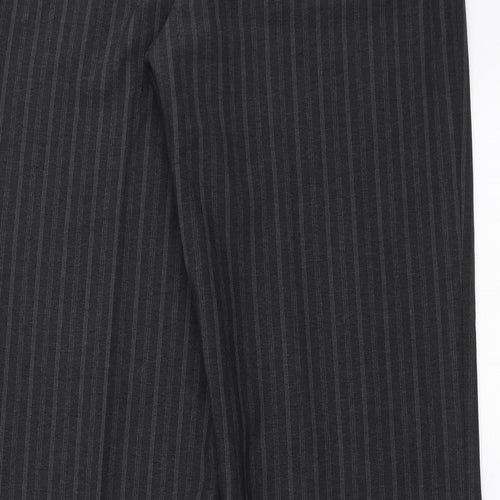 Autonomy Womens Grey Striped  Trousers  Size 12 L31 in - wide leg