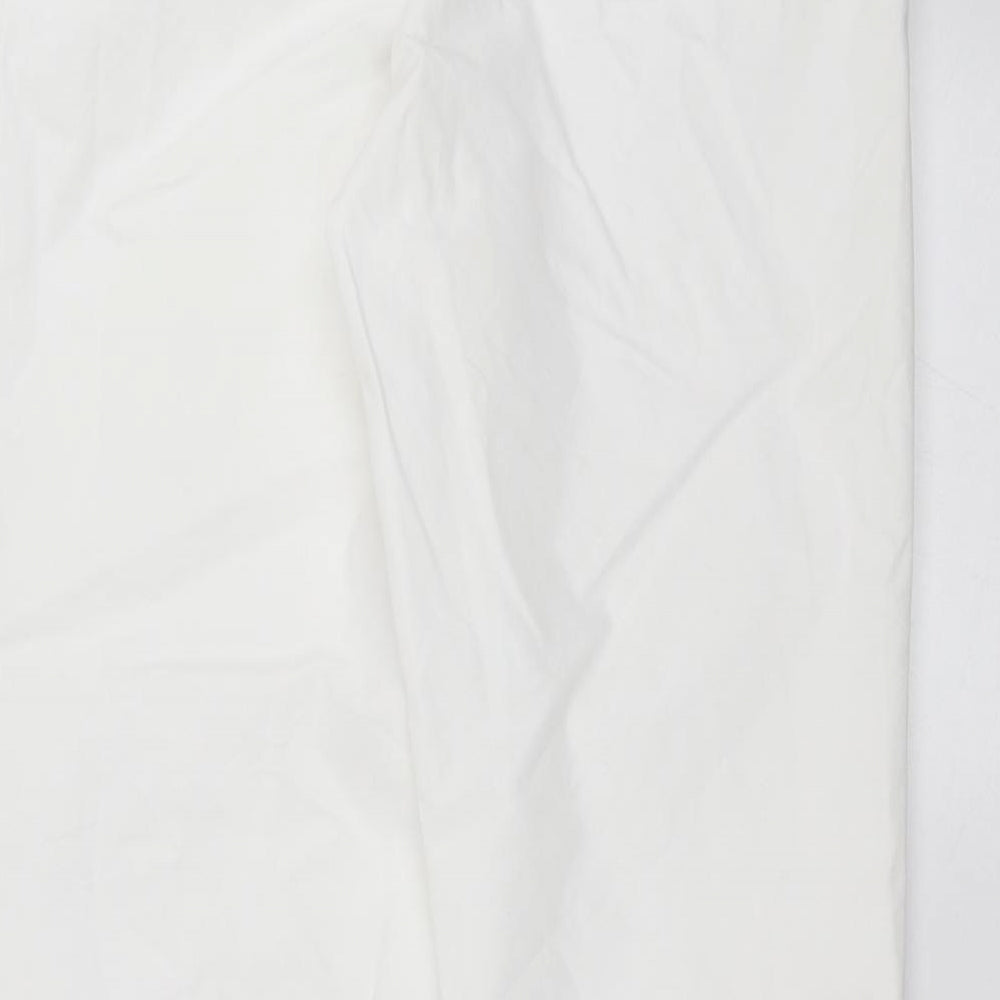 Marks and Spencer Womens White   Trousers  Size 10 L29 in