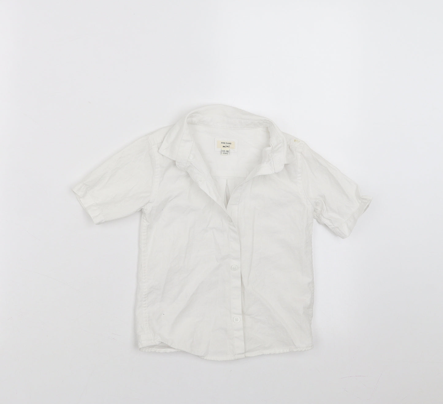 River Island Boys White   Basic Button-Up Size 12-18 Months