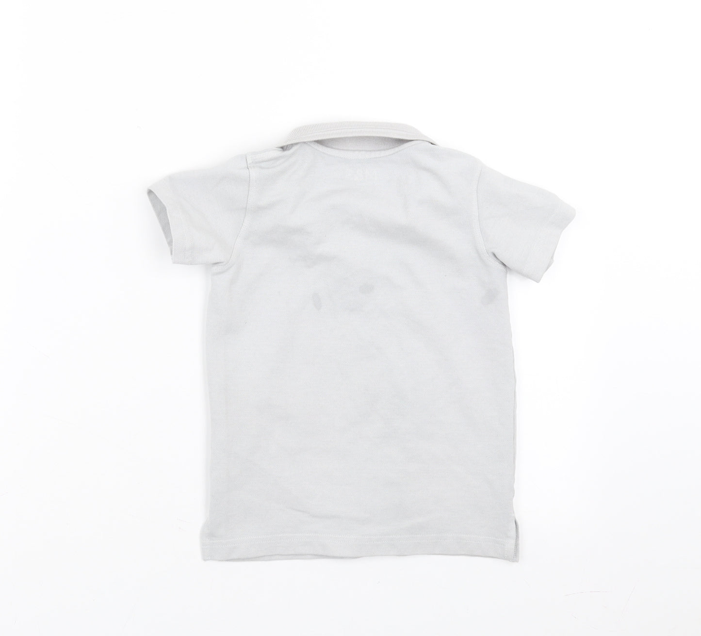 Marks and Spencer Boys Grey   Basic Polo Size 4-5 Years