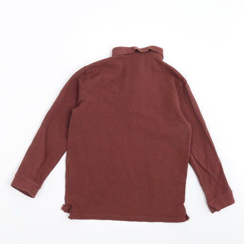 Zara Boys Brown   Basic Polo Size 8 Years