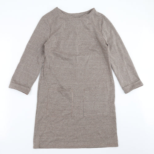 Primark Womens Brown Geometric  Shift  Size 10