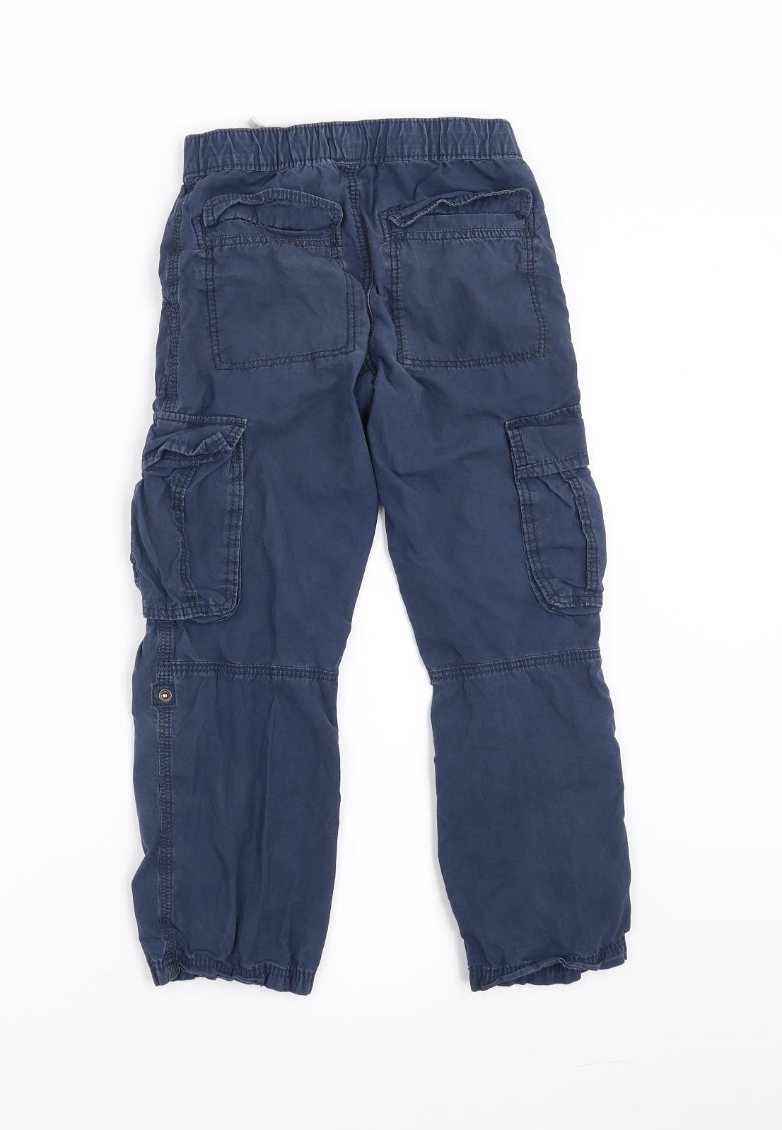 H&M Boys Blue   Cargo Trousers Size 6-7 Years