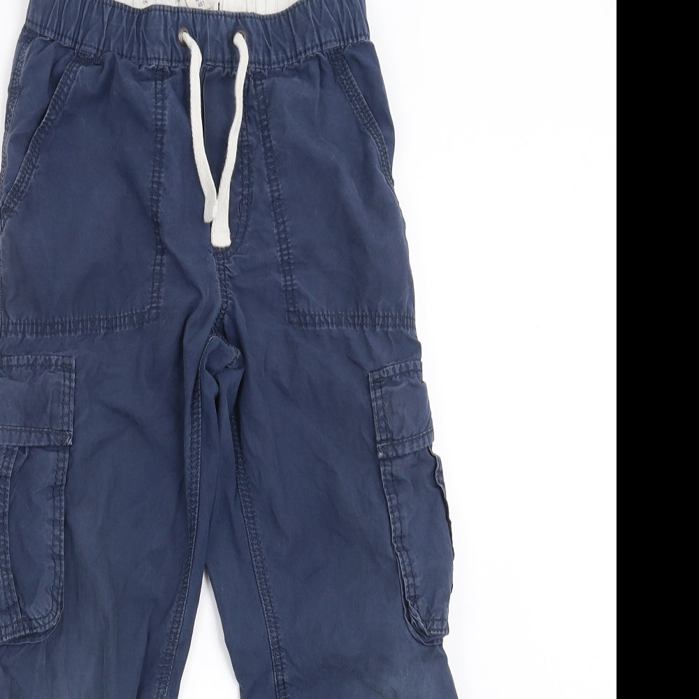 H&M Boys Blue   Cargo Trousers Size 6-7 Years