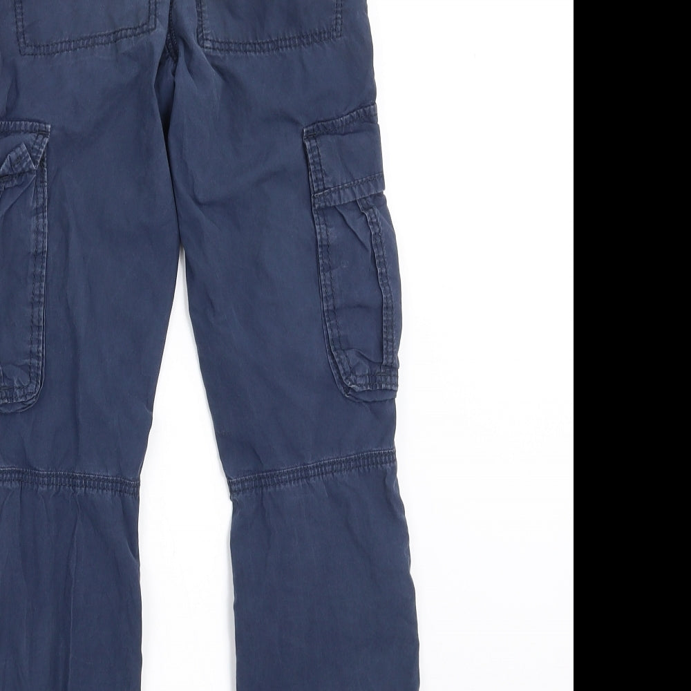 H&M Boys Blue   Cargo Trousers Size 6-7 Years